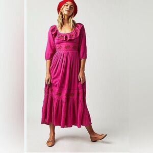 Free People Lovers Lane Maxi Dress NWOT